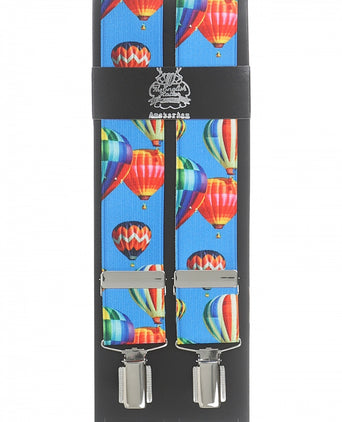 Elastic Braces with Clips | Blue