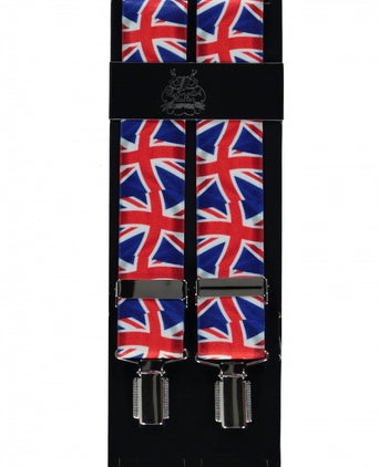 Elastic Braces with Clips | Red