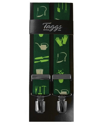 Elastic Braces with Clips | Green