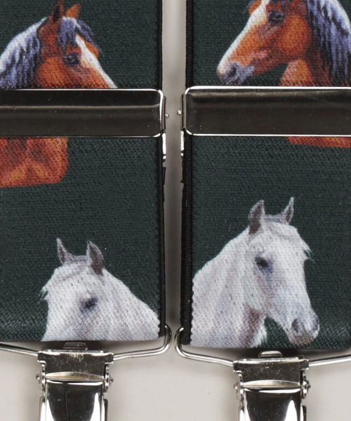 Elastic Braces with Clips | Green