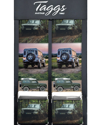 Elastic suspenders with clips | Green