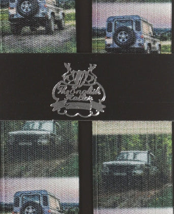 Elastic suspenders with clips | Green