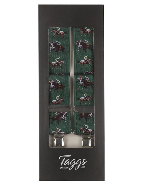 Elastic Braces with Clips | Army Green