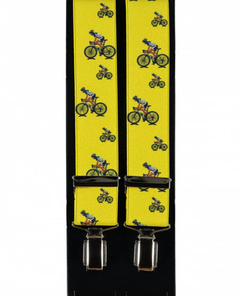 Elastic Braces with Clips | Yellow