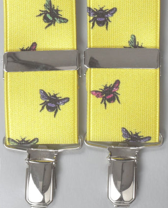 Elastic Braces with Clips | Yellow