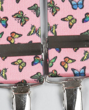 Elastic Braces with Clips | Purple