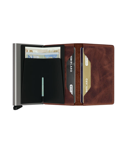 Secrid Slimwallet Card Holder | Vintage Brown