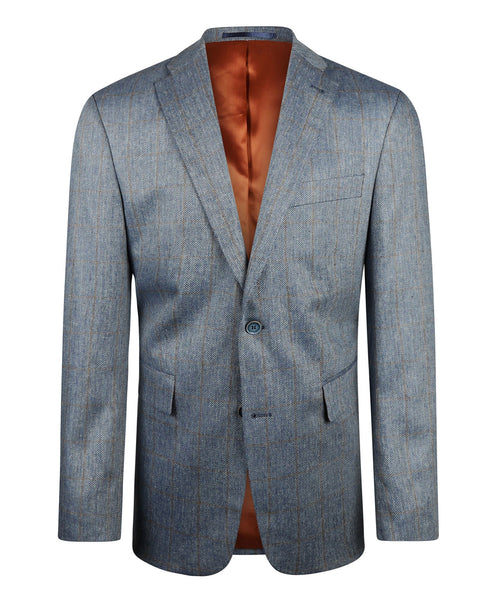 Silk Blazer | Blue