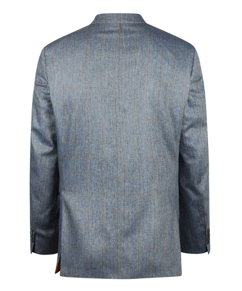 Silk Blazer | Blue