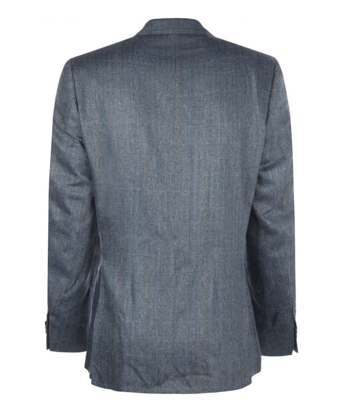 Silk Blazer | Blue