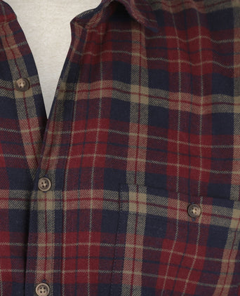 Lined Irish Shirt | Red