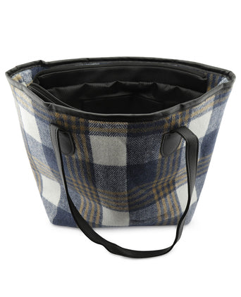 Stijlvolle Tweedlook Tas | Blauw