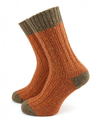 Flecks men's socks | Orange