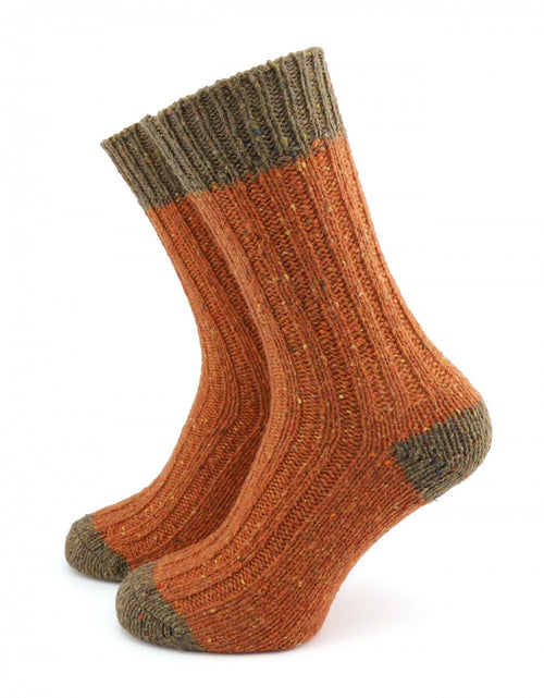 Flecks men's socks | Orange