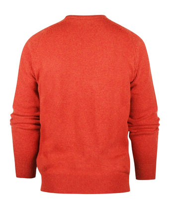 Classic Lambswool v-neck sweater | Red