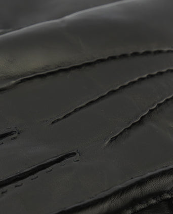 Classic Leather Gloves | Black