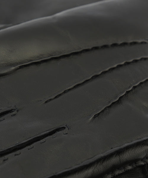 Classic Leather Gloves | Black