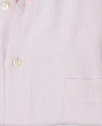 Shirt linen long sleeves | Pink