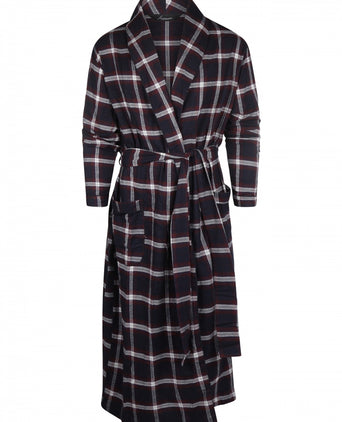Dressing gown cotton | Blue