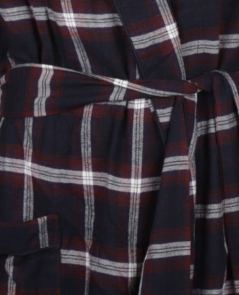 Dressing gown cotton | Blue