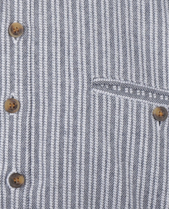 Overhemd Grandfather Shirt | Grijs