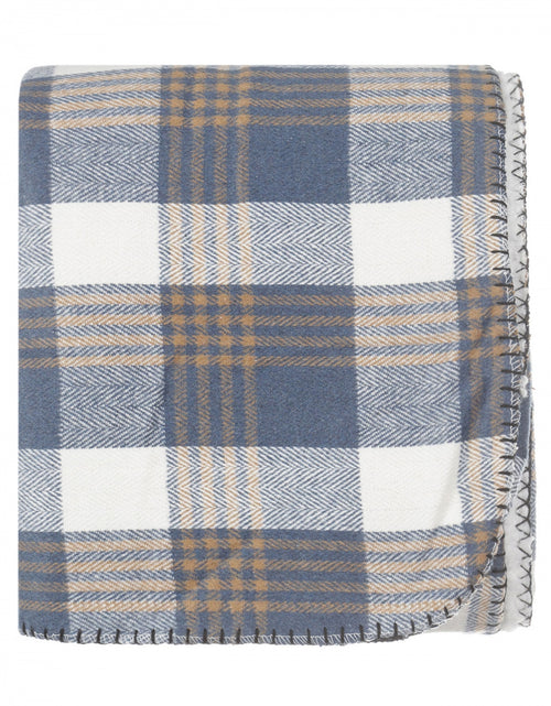 Warm fleece blanket | Blue