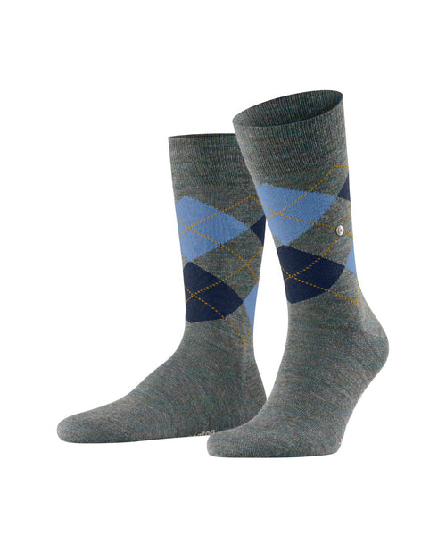 Edinburgh Melange Men's Socks | Blue