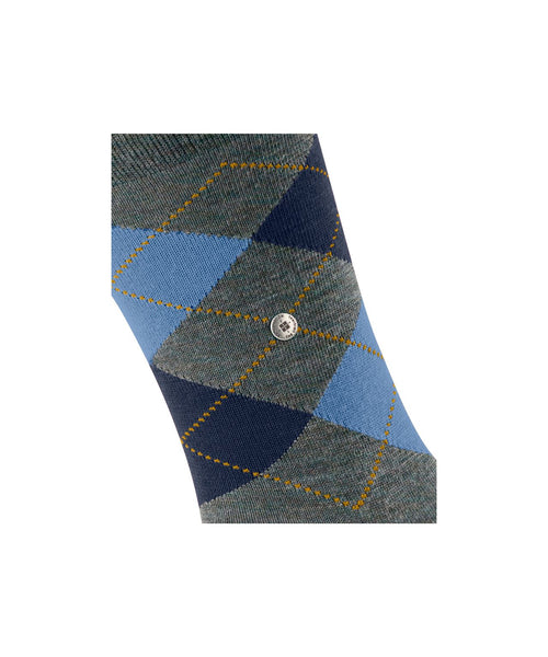 Edinburgh Melange Men's Socks | Blue