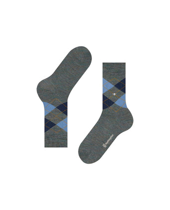 Edinburgh Melange Men's Socks | Blue