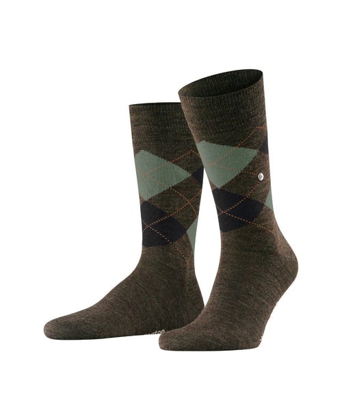 Edinburgh Melange Men's Socks | Green