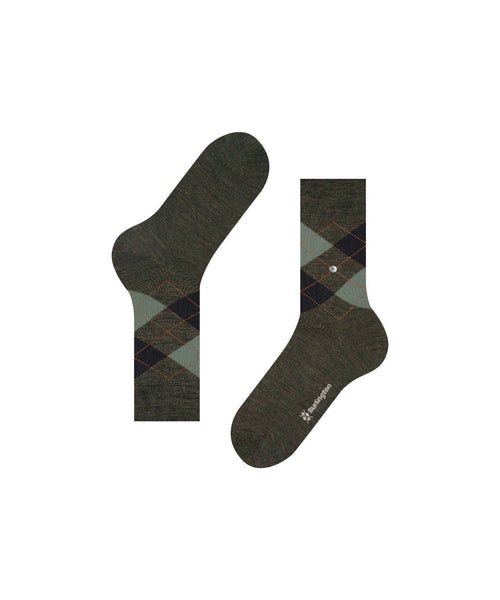 Edinburgh Melange Men's Socks | Green