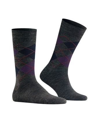 Edinburgh Melange Men's Socks | Green