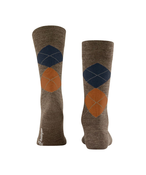 Edinburgh Melange Men's Socks | Green