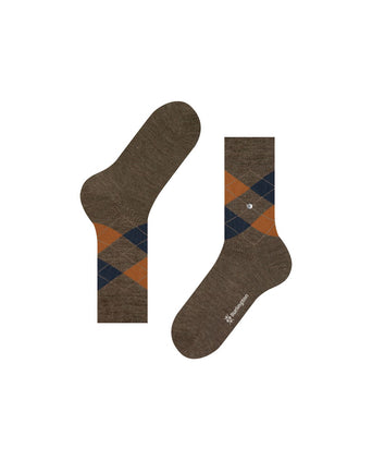 Edinburgh Melange Men's Socks | Green