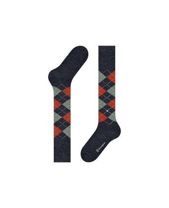 Edinburgh Men's Knee Socks | Blue