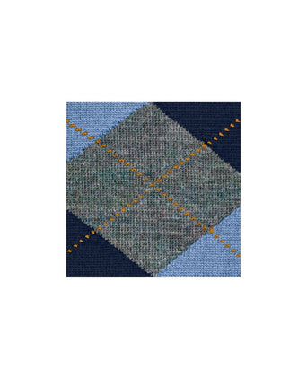 Edinburgh Men's Knee Socks | Blue