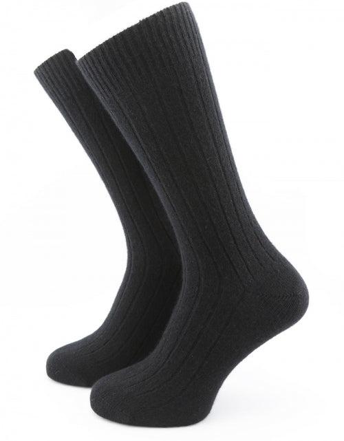Luxury Cashmere Socks | Black