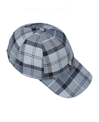 Barbour Tartan Sports Cap | Blue