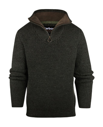 Barbour New Tyne Half Zip Jumper | Green