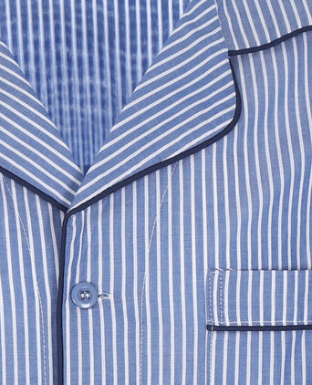 Pyjama classic cotton | Blue