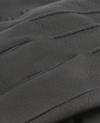 Luxury Deerskin Gloves | Black