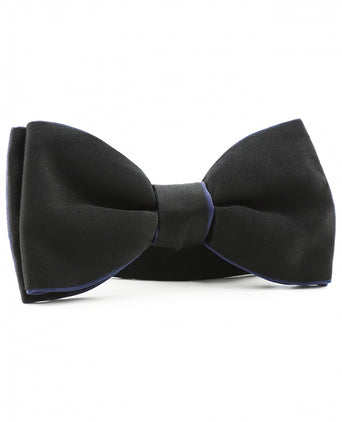 Contrast color bow | Black
