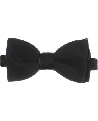 Contrast color bow | Black