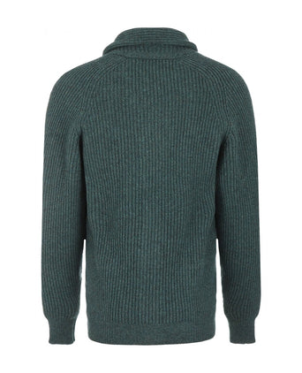 William Lockie Button Cardigan Shawl Collar | Moorland