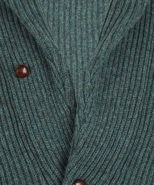 William Lockie Button Cardigan Shawl Collar | Moorland
