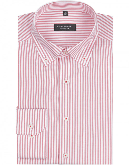 Shirt button down regular fit | Red
