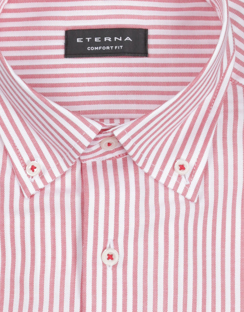 Shirt button down regular fit | Red