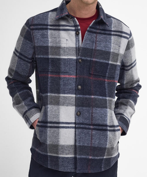 Barbour Chapter Tailored Check Overshirt | Blue