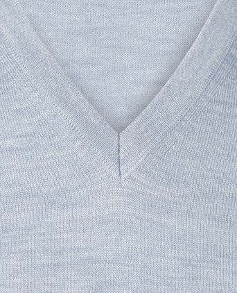 Maerz Slipover Merino Wol | Blauw