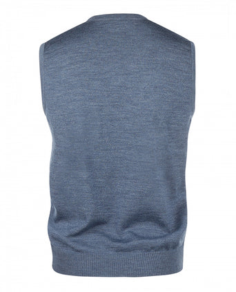 Maerz Slipover Merino Wool | Blue